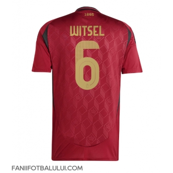 Belgia Axel Witsel #6 Tricou Fotbal Replică European 2024 Barbati Acasa